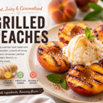 Easy Grilled Peaches Recipe (Sweet, Juicy & Caramelized)