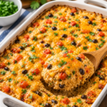 Creamy Mexican Rice & Chicken Casserole