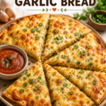 Air Fryer Cheesy Tortilla Garlic Bread
