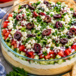 7 Layer Greek Hummus Dip