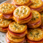 Ritz Cracker Party Sandwiches