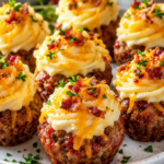 Mini Meatball Cupcakes