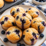 Cake Mix Blueberry Muffins