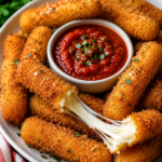 Crispy Golden Mozzarella Stick