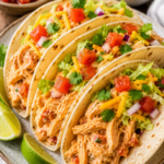 Creamy Salsa Chicken Tacos
